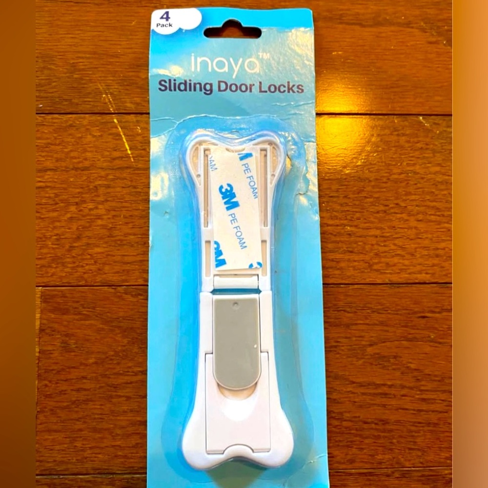 3 Sliding Door/Vertical Window Child Safety Locks